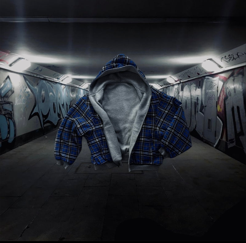 Reversible Retro Zip Hoodie